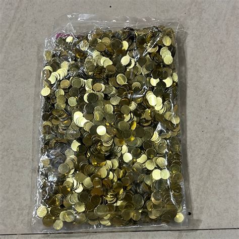 gold Round sequence 8mm-1pack/555C – KnowHowArtCraft