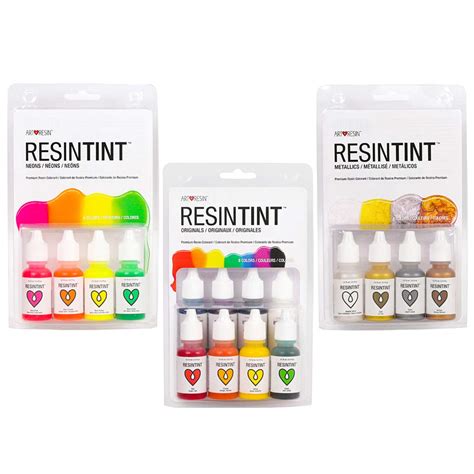 ResinTint - Liquid Pigment - Non-Flammable - Complete Set Bundle - 24 ...