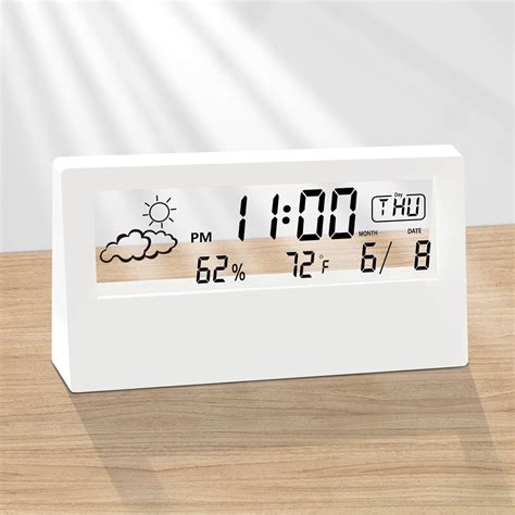 Buy Dreamshop Digital Table Clock & Small Transparent Clock Timer ...
