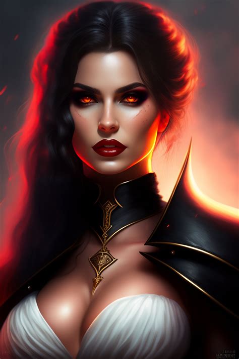 Lexica - Female vampire, dark fantasy, dnd