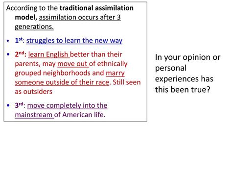 Image result for Three Generations Assimilation