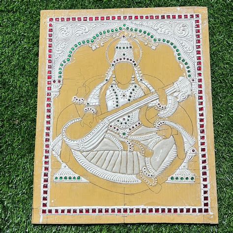 Saraswathi Muck Board-1 Board(15 days delivery time) – KnowHowArtCraft