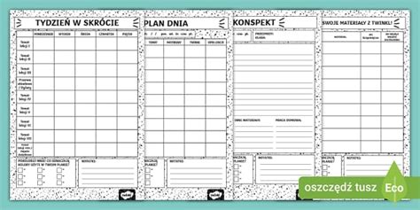 Plan lekcji | Szablony planów lekcji dla nauczycieli