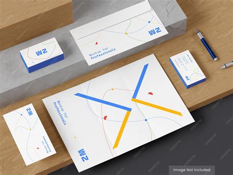 Premium PSD | Corporate stationery brand identity mockup scene creator