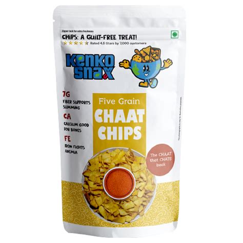 Five Grain Chat Chips | Nutritious Multigrain Snack – Kenko Snax
