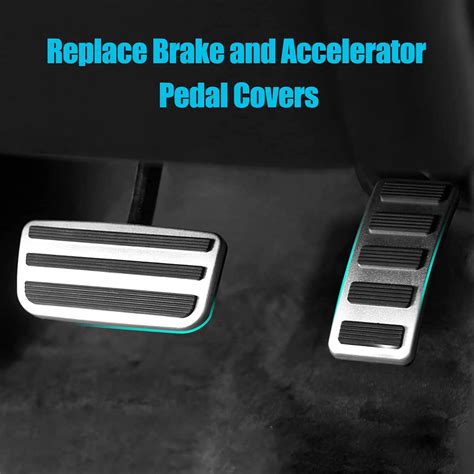 Buy BIOFI Gas Brake Pedal Covers Set Fit for 2021 2022 Ford Bronco ...