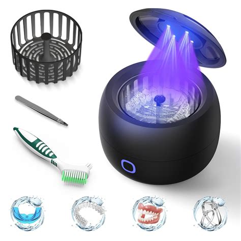 Upgraded Ultrasonic Retainer Cleaner, 45kHz Retainer Cleaner Machine ...