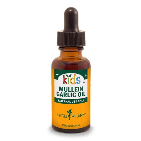 Herb Pharm - Kids Mullein Garlic Oil - With Calendula & St John’s Wort