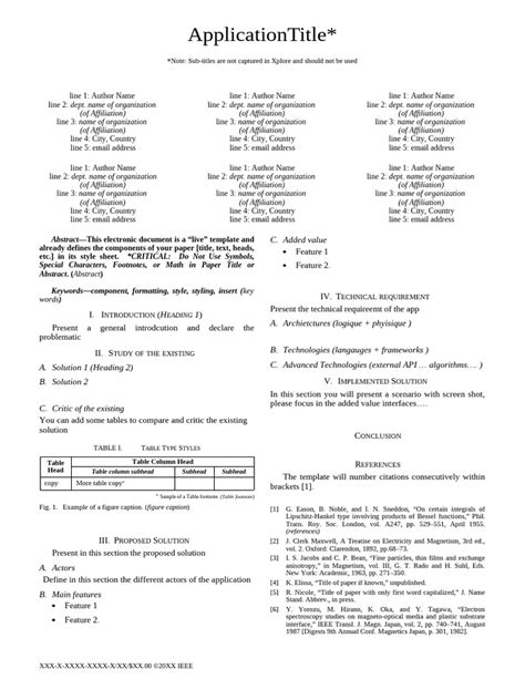 Image result for Example of Report Template