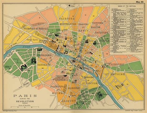This is how France grew through the revolution. "Historical Map of Paris." History for the ...