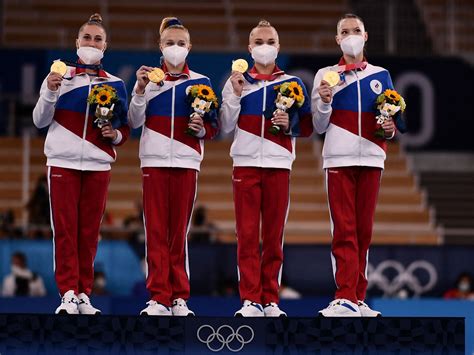 Russian women win Olympics gymnastics team final after Simone Biles ...