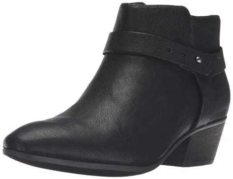 Buy CLARKS Women's Boylan Dawn Boot, Black Leather, 8 M US at Amazon.in