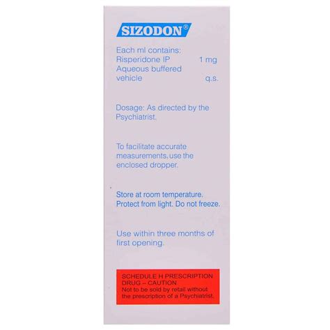 Sizodon Oral Solution 60 ml Price, Uses, Side Effects, Composition ...