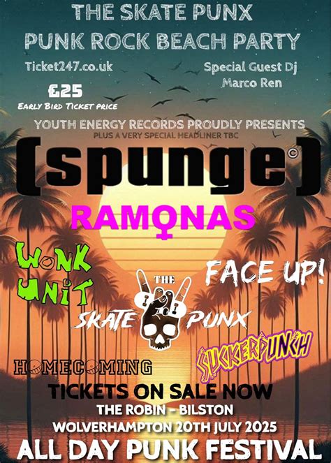 PUNK ROCK BEACH PARTY, 20-28 Mount Pleasant, WV14 7LJ Bilston, United ...