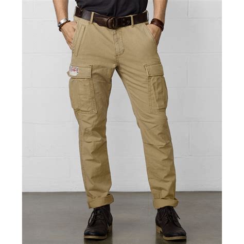 Khaki Cargo Pants For Men