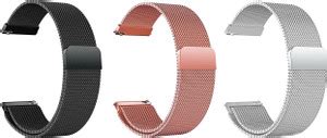 ACM Pack of 3 Strap Magnetic for Noise Colorfit Pro 3 Alpha (Black/Rose ...
