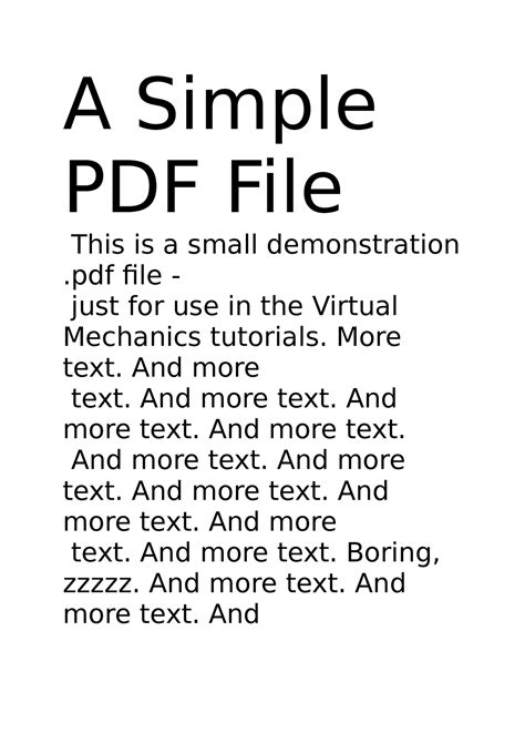 Image result for Simple PDF File