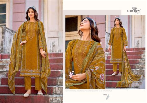 RIAZ ARTS BIN SAEED SURBHI COTTON PRINT WITH HEAVY EMBROIDERY WORK ...