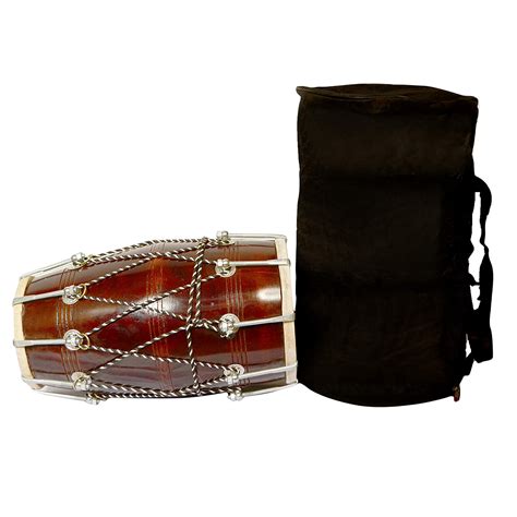 SKYLARK INTERNATIONAL Professional Dholak Brown Color Nut Bolt And Rope ...