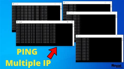 Single click to ping multiple IP address or domain – BENISNOUS