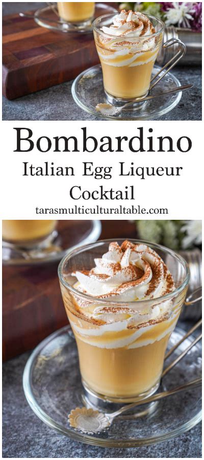 Bombardino (Italian Egg Liqueur Cocktail) - Tara's Multicultural Table