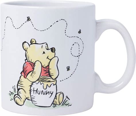 Amazon.com: Disney Winnie the Pooh Adventure Awaits Pottery Ceramic Mug ...