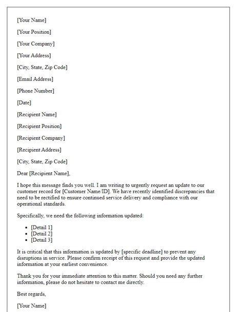 Image result for Customer Information Update Request Notification