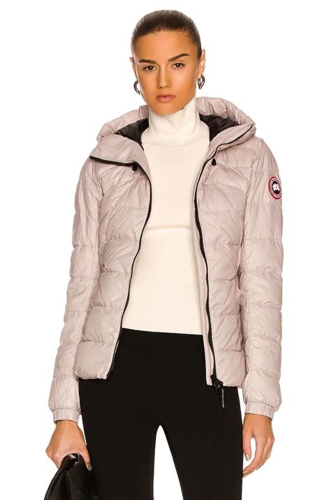 Canada Goose Abbott Hoody Jacket in Limestone | FWRD