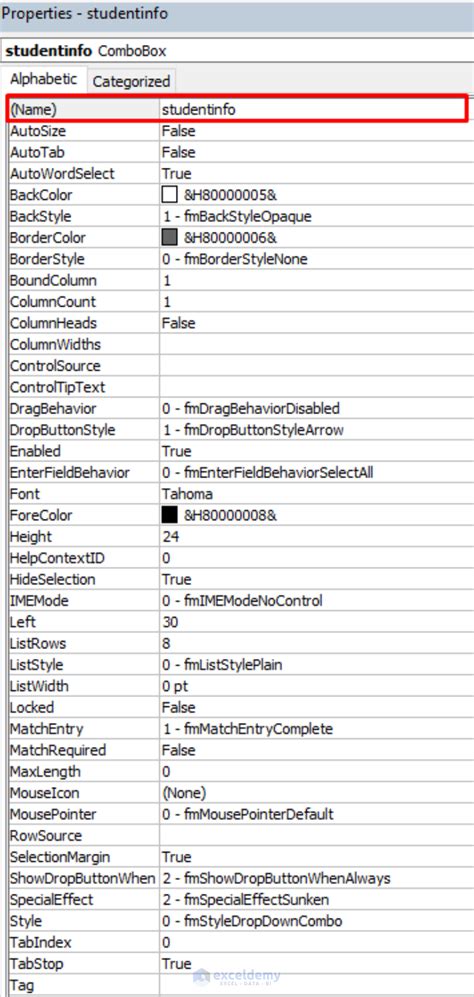 Image result for Excel VBA Combobox