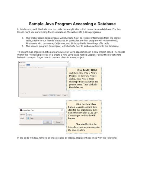 Java Database Simple Project 的图像结果