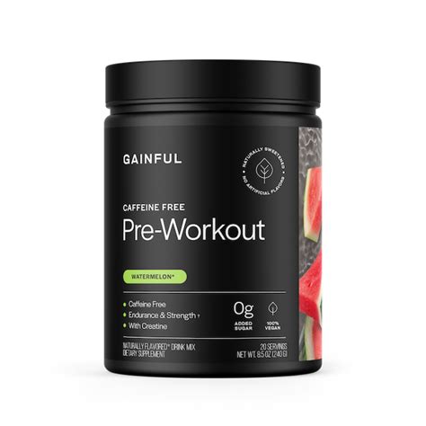 Caffeine Free Pre‑Workout – Gainful