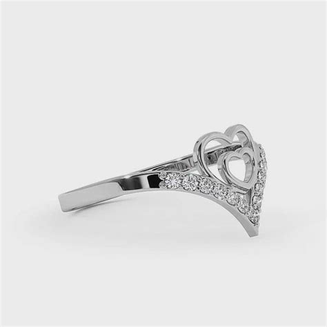 Designer Platinum Diamond Ring for Women JL PT LC859 – Jewelove™