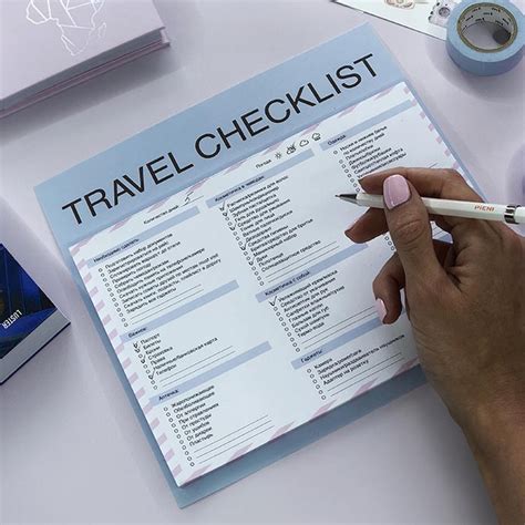 Купить Настольный планер Travel Checklist по цене 125 грн с доставкой в ...
