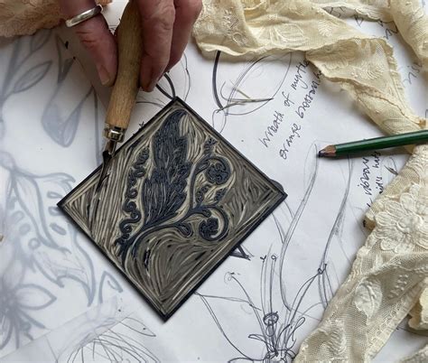 Exploring patterns - A linocut workshop with Rachel Moore, Knole ...