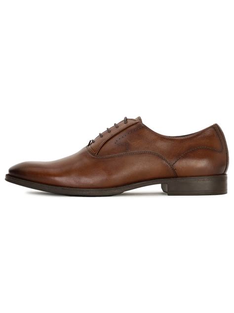 Bata Men Dark Brown Formal Lace-up Oxford Shoes | Bata | HalfPe