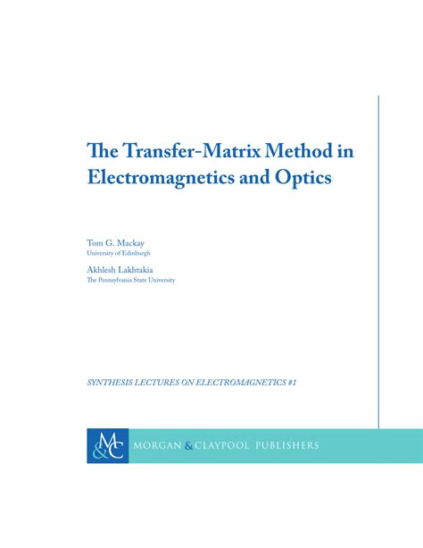 Image result for Matrix Transfer Method Optical