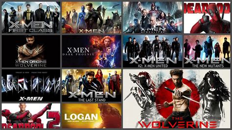 X-Men Movies In Chronological Order 60 Photos - Moonagedaydream.film