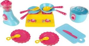 FUNSKOOL Giggles - Kitchen Set Deluxe, 19 Piece Colourful Pretend and ...