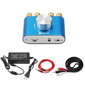 DROK Dual Channel Bluetooth Amp Board, Bluetooth Amplifier,50W+50W ...