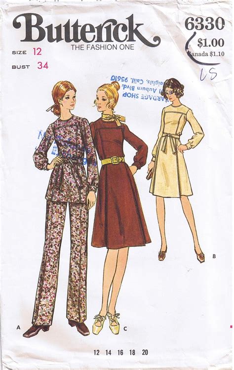Image result for Butterick Patterns 6603