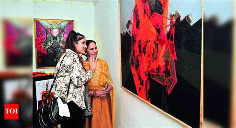 A painting exhibition by an artist from El Salvador in Lucknow ...