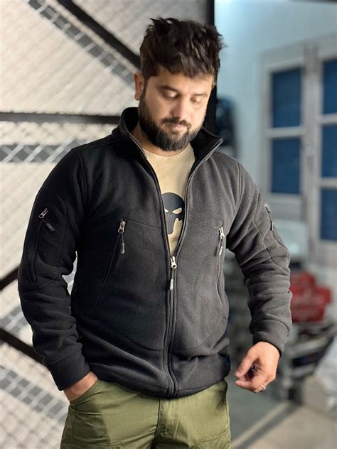 PROTAC TACTICAL BONDED FLEECE JACKET Black – mde.store