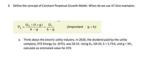 Image result for Perpetual Growth Model Formula Example
