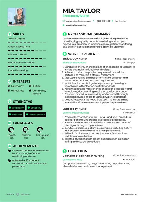 Gi Nurse Resume Examples