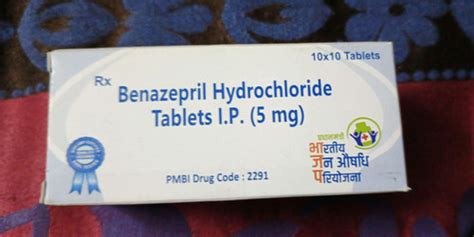 BENAZEPRIL HCL, 5 MG, 10 TABLETS | API GENERIC PHARMACY