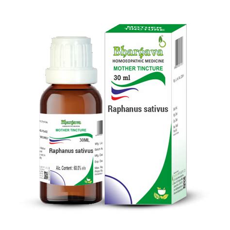 Raphanus Sativus Mother Tincture – Doctor Bhargava