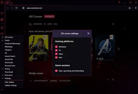 Download Opera GX 126.0 - Baixar para PC Grátis