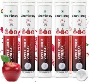 Vita Victory Organic Apple Cider Vinegar For Weight Loss With Mother ...