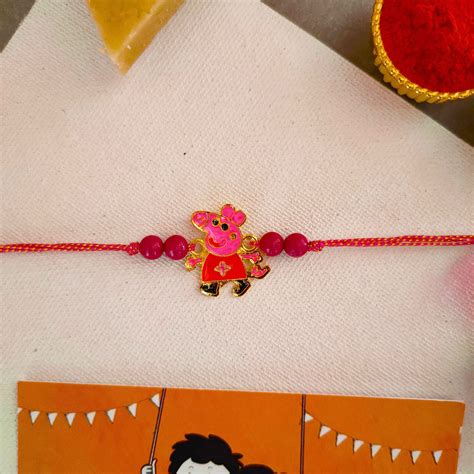Buy Kids Peppa Pig Rakhi Online - SweeDesi