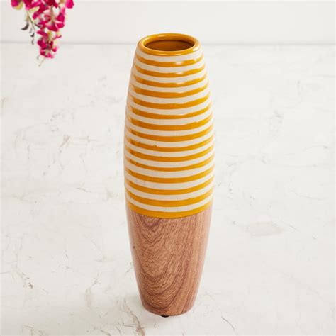 Buy Splendid Karson Ceramic Dual Tone Vase from Home Centre at just INR ...
